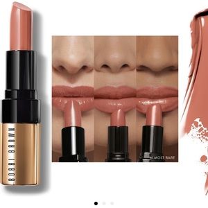 NIB Bobbi Brown Luxe Lip Color in Almost Bare